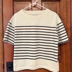 Women's LL Bean Heritage Mariner Top, Stripe - Size Small